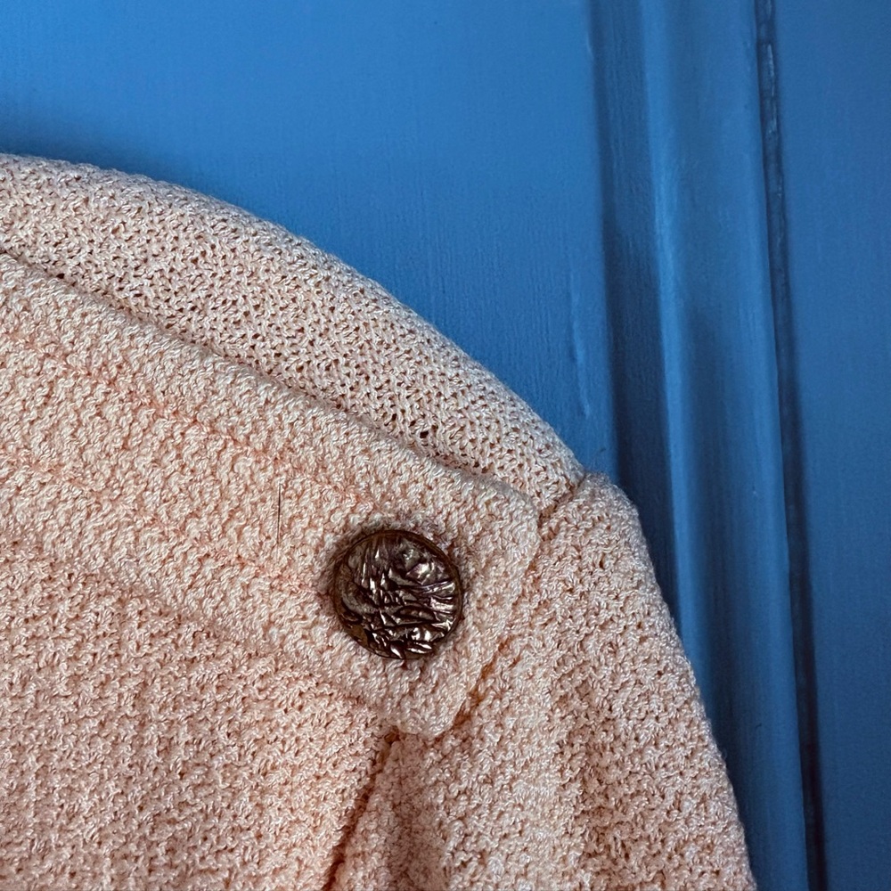 St. John for Neiman Marcus vintage military style knit jacket womens size 10 - Picture 4 of 6